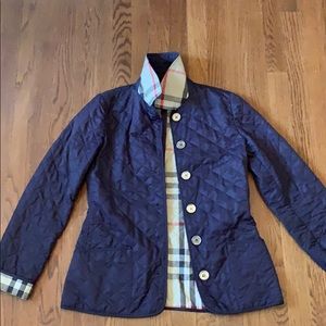 Burberry London Diamond Quilted thin Jacket